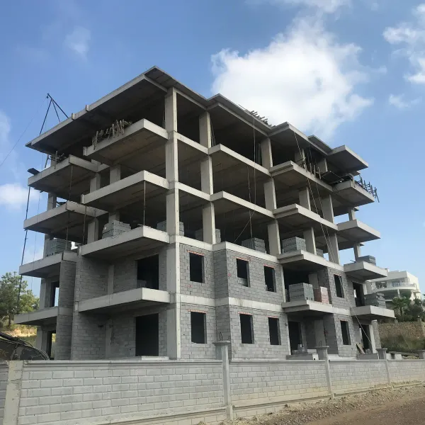 Çarşı 1, ход строительства: Каркас